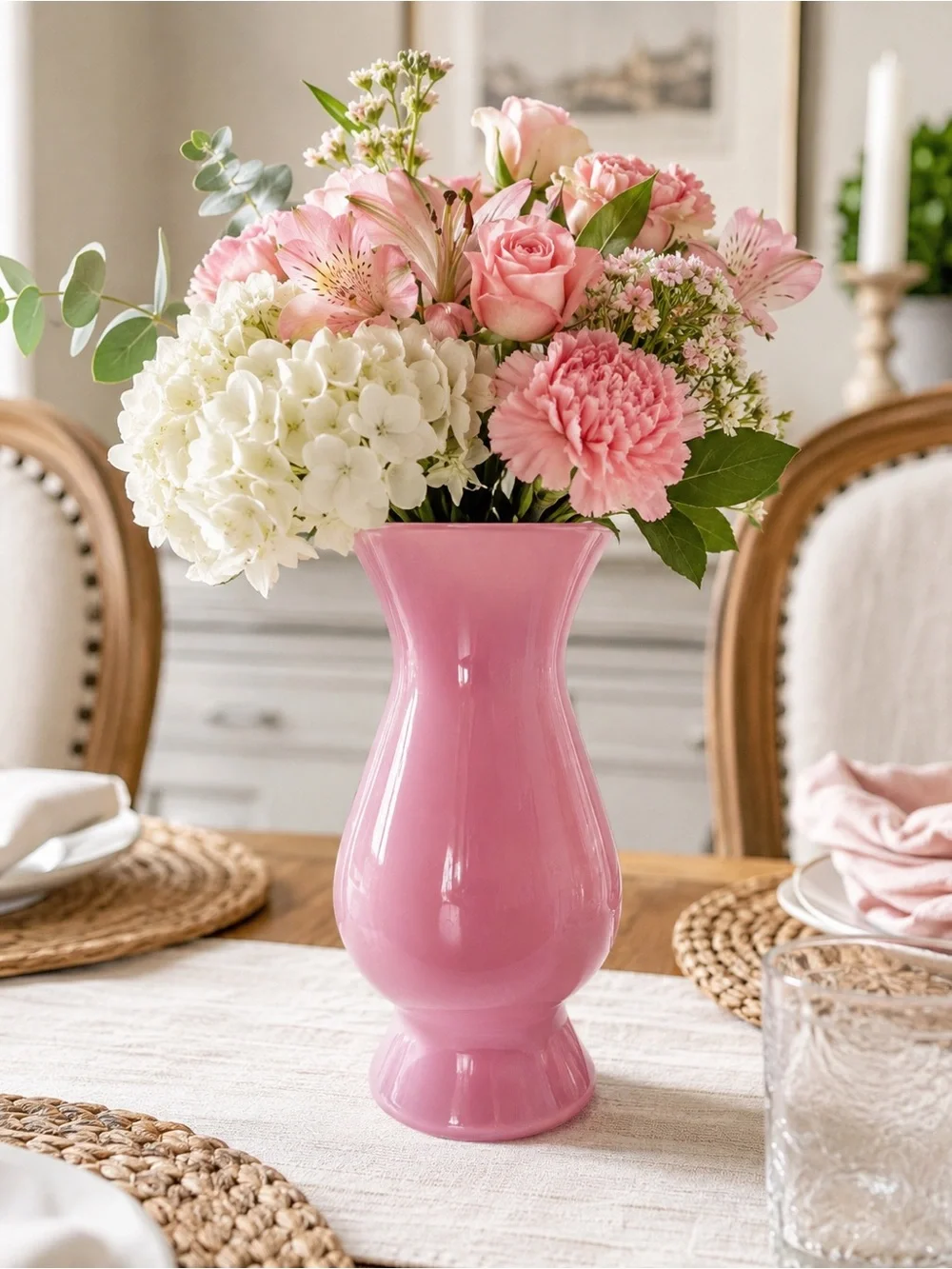 Pink Ceramic Vase - Home Accents